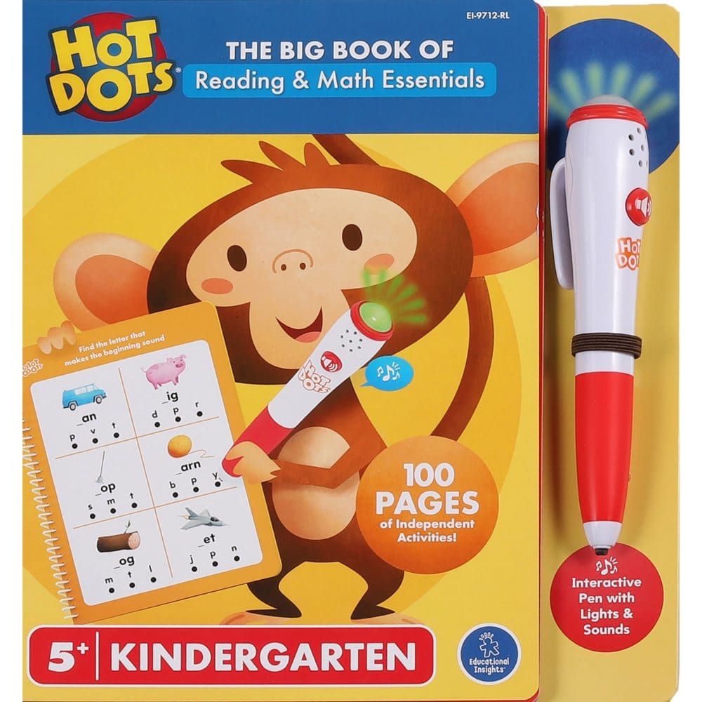 Hot Dots Deluxe Kindergarten Learning Set - Kids Books - Hot