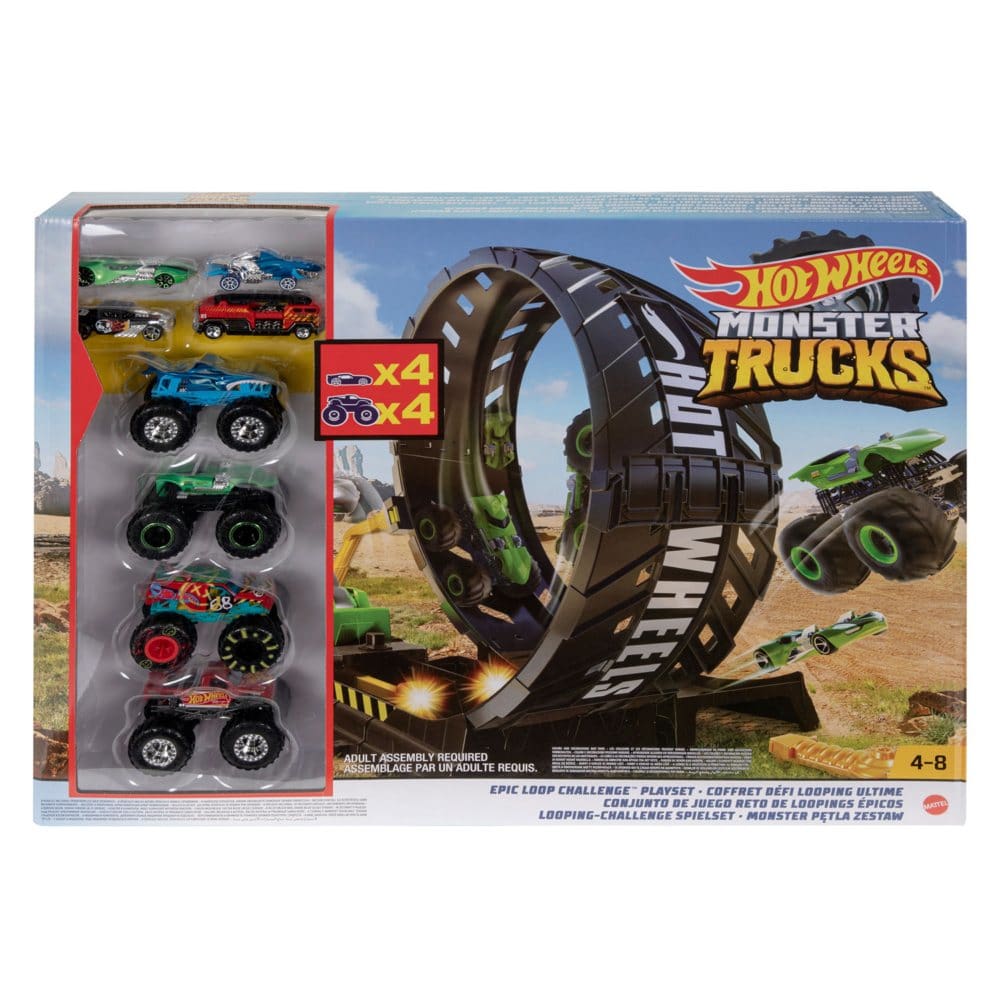Hot Wheels Monster Truck Epic Loop Challenge Playset - Auto & Remote Control Vehicles - Hot
