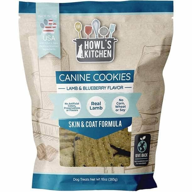 HOWLS KITCHEN Pet > Dog > Dog Food HOWLS KITCHEN: Canine Cookies Skin Coat Formula, 10 oz