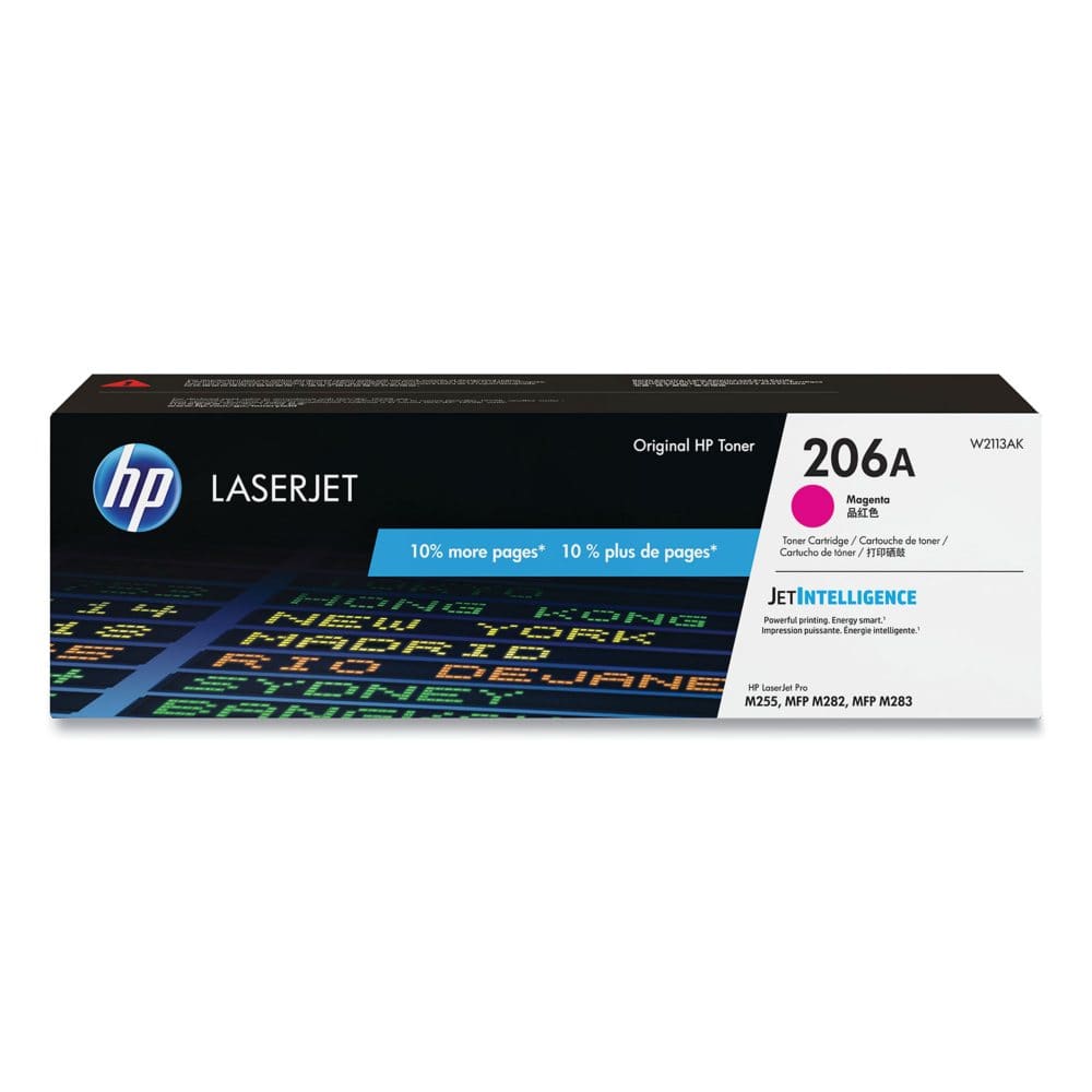 HP 206A (W2113AK) Magenta Original LaserJet Toner Cartridge - Laser Printer Supplies - HP