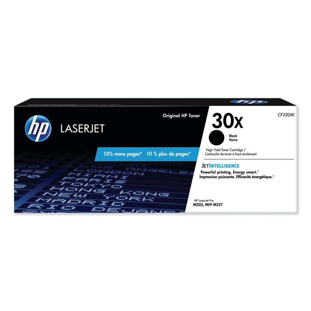 HP 30X High Yield Black Original Toner Cartridge - Bonus Club Yield - Laser Printer Supplies - HP