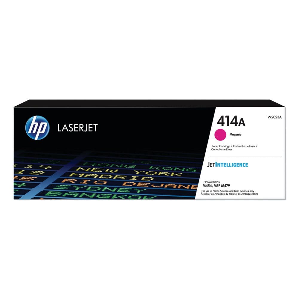 HP 414A Magenta Original LaserJet Toner Cartridge - Laser Printer Supplies - HP