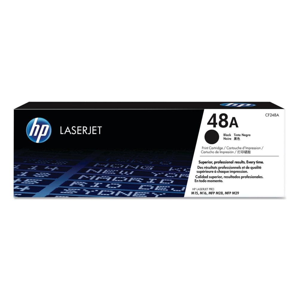 HP 48A Black Original LaserJet Toner Cartridge - Laser Printer Supplies - HP