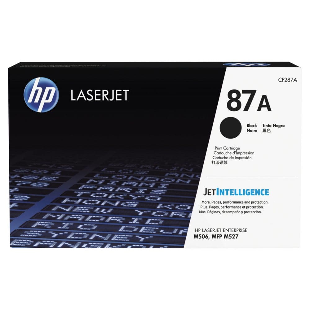 HP 87A (CF287A) Original Toner Cartridge Black - Laser Printer Supplies - HP