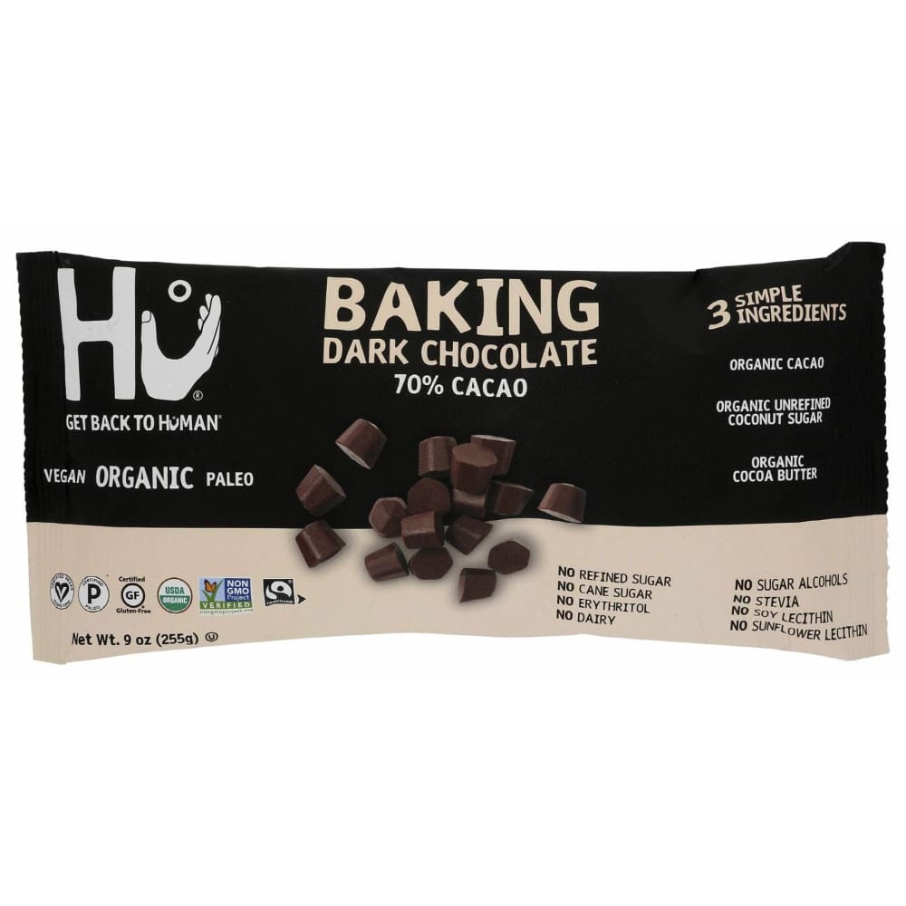 HU Grocery > Chocolate, Desserts and Sweets > Chocolate HU Baking Gems Dark Choc, 9 oz