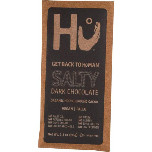 HU Hu Salty Dark Chocolate Bar, 2.1 Oz