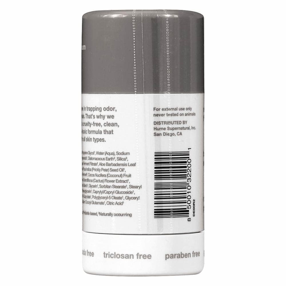 HUME SUPERNATURAL Beauty & Body Care > Deodorants & Antiperspirants > Deodorant Stick HUME SUPERNATURAL: Fragrance Free Deodorant, 2 oz