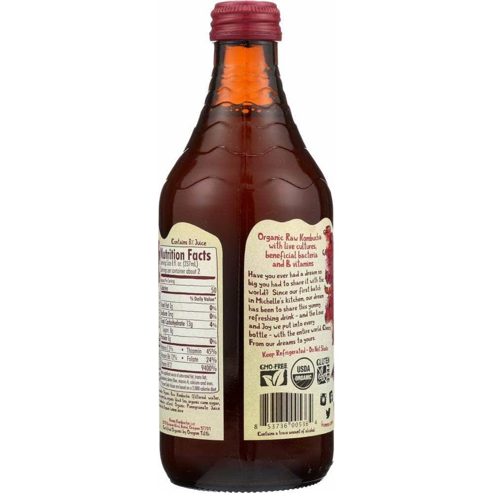 Humm Kombucha Humm Kombucha Pomegranate Lemonade, 14 fl. oz.