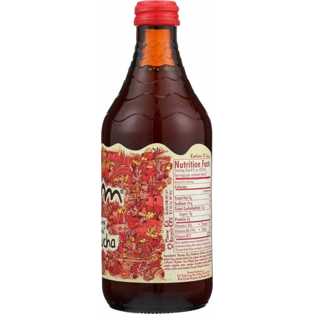 Humm Kombucha Humm Strawberry Lemonade Kombucha, 14 fl oz