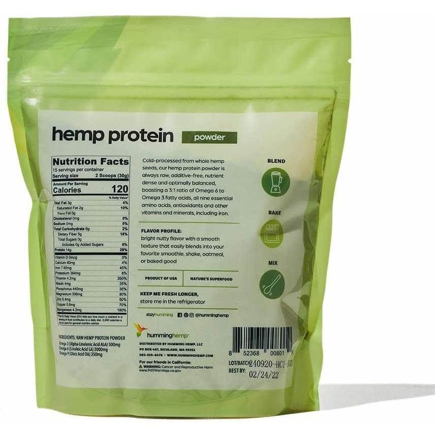 HUMMING HEMP Grocery > Beverages > Drink Mixes HUMMING HEMP: Hemp Protein Powder, 16 oz