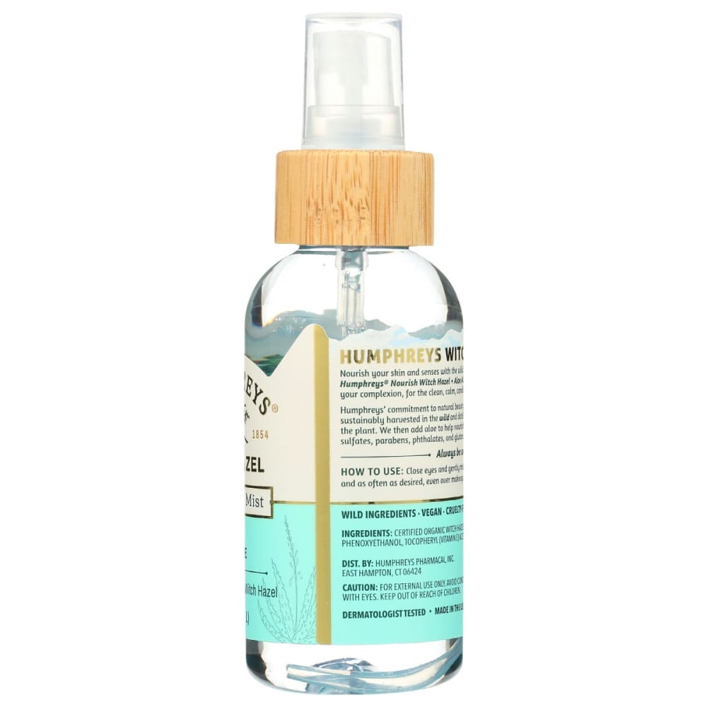 HUMPHREYS: Mist Witch Hazel Aloe 3 oz - Beauty & Body Care > Skin Care > Facial Mists & Toners & Astringents - Humphreys