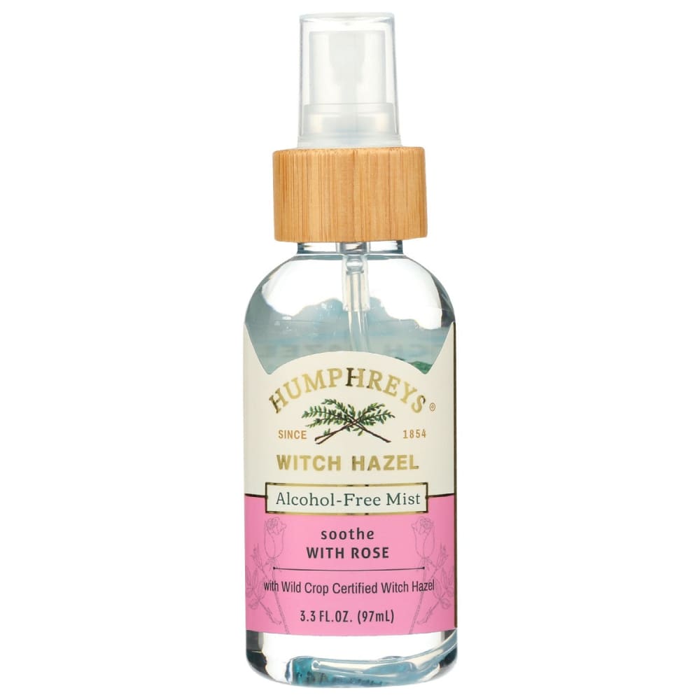 HUMPHREYS: Mist Witch Hazel Rose 3 oz - Beauty & Body Care > Skin Care > Facial Mists & Toners & Astringents - Humphreys