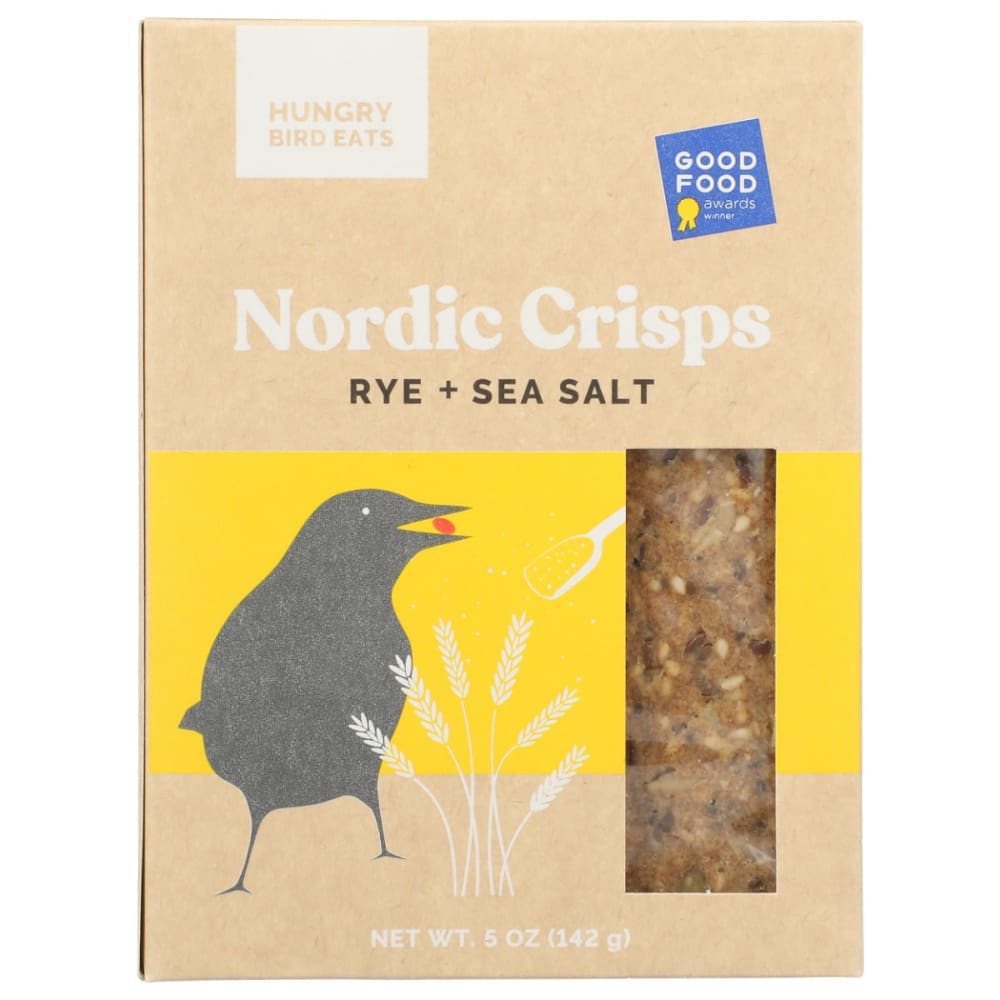 HUNGRY BIRD EATS: Rye Sea Salt Nordic Crisps 5 oz (Pack of 4) - Crackers > Crispbreads & Toasts - HUNGRY BIRD EATS