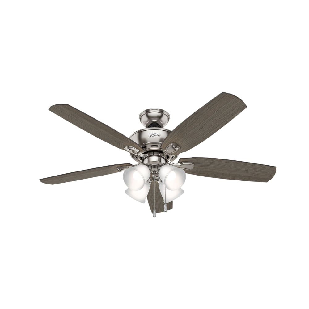 Hunter Amberlin 52 Ceiling Fan - Brushed Nickel - Hunter