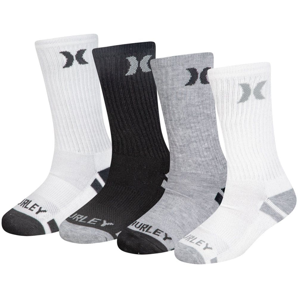 Hurley Kid’s 8pk Crew Socks - Hurley - Hurley