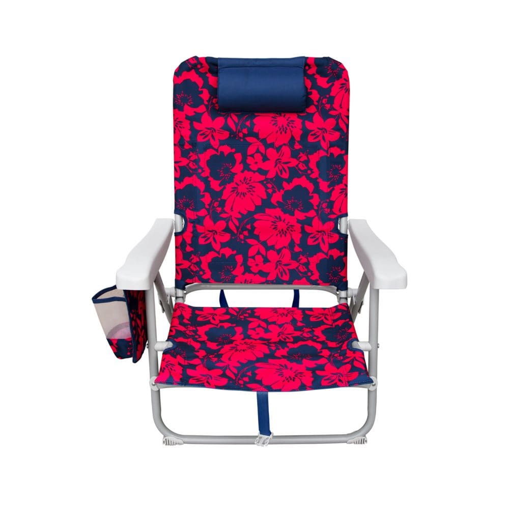 Hurley Standard Backpack Beach Chair Steel - Knockout Floral Navy - Beach Chairs & Accessories - ShelHealth