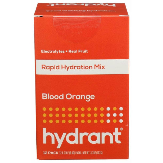 HYDRANT Hydrant Rapid Hydration Mix Blood Orange, 12 Ea