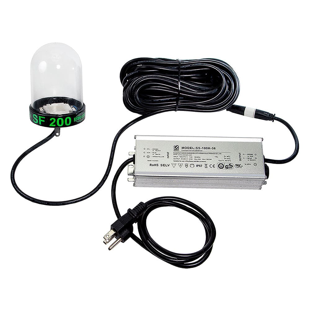 Hydro Glow LED Underwater Dock Light - 200W - 50’ Cord - White - Lighting | Underwater Lighting - Hydro Glow