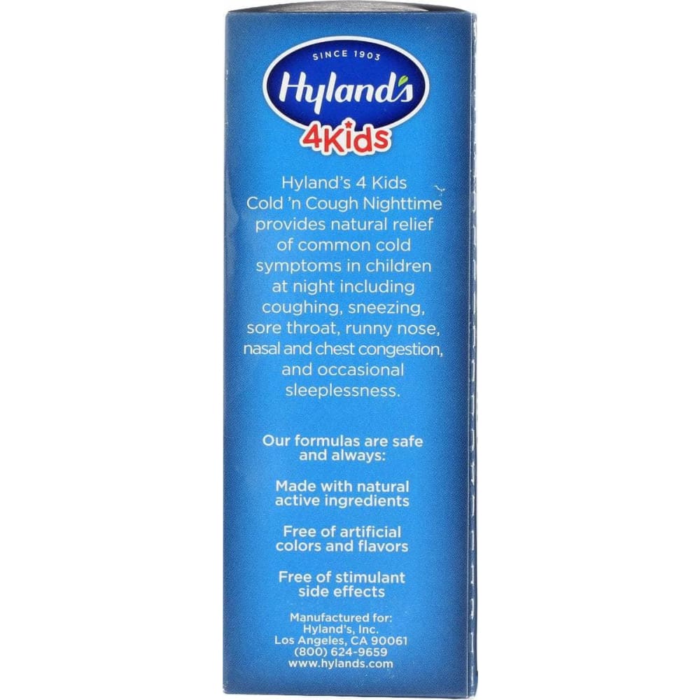 HYLAND Hyland Kids Cold N Cough Night, 4 Oz