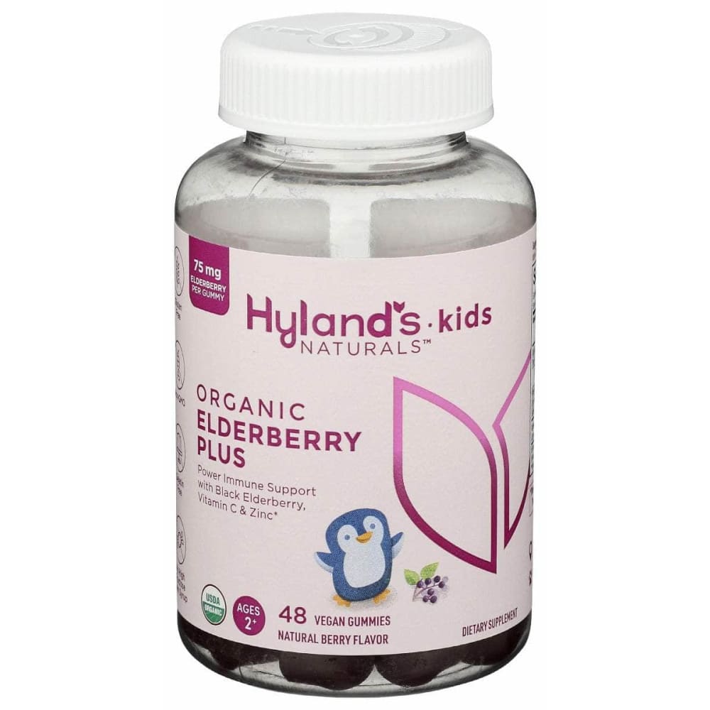 HYLAND Vitamins & Supplements > Food Supplements HYLAND: Kids Organic Elderberry Plus Gummies, 48 pc