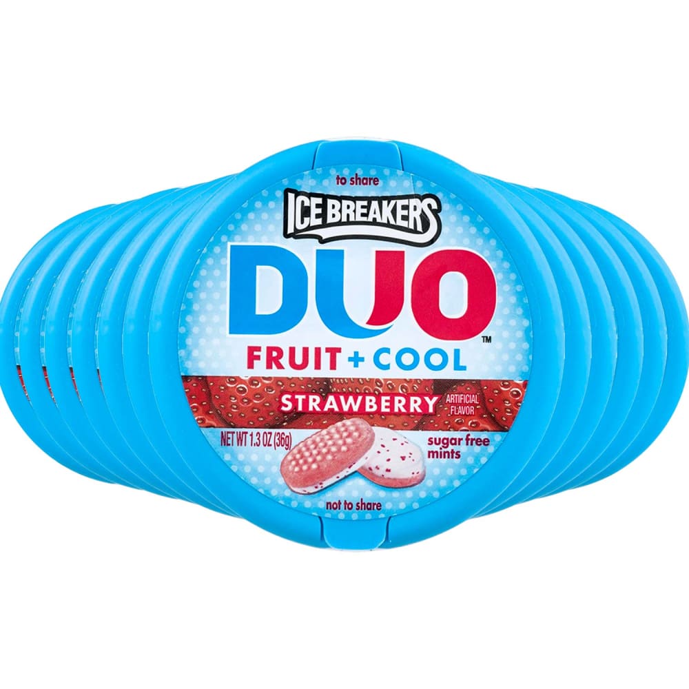 Ice Breakers DUO Mints Strawberry 8 ct - 24 Pack - 192 ct) Grocery - Ice Breakers