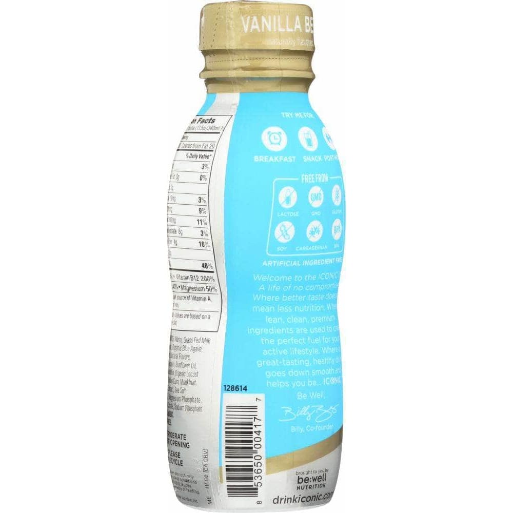 Iconic Protein Iconic Protein Drink Vanilla Bean, 11.5 fl oz