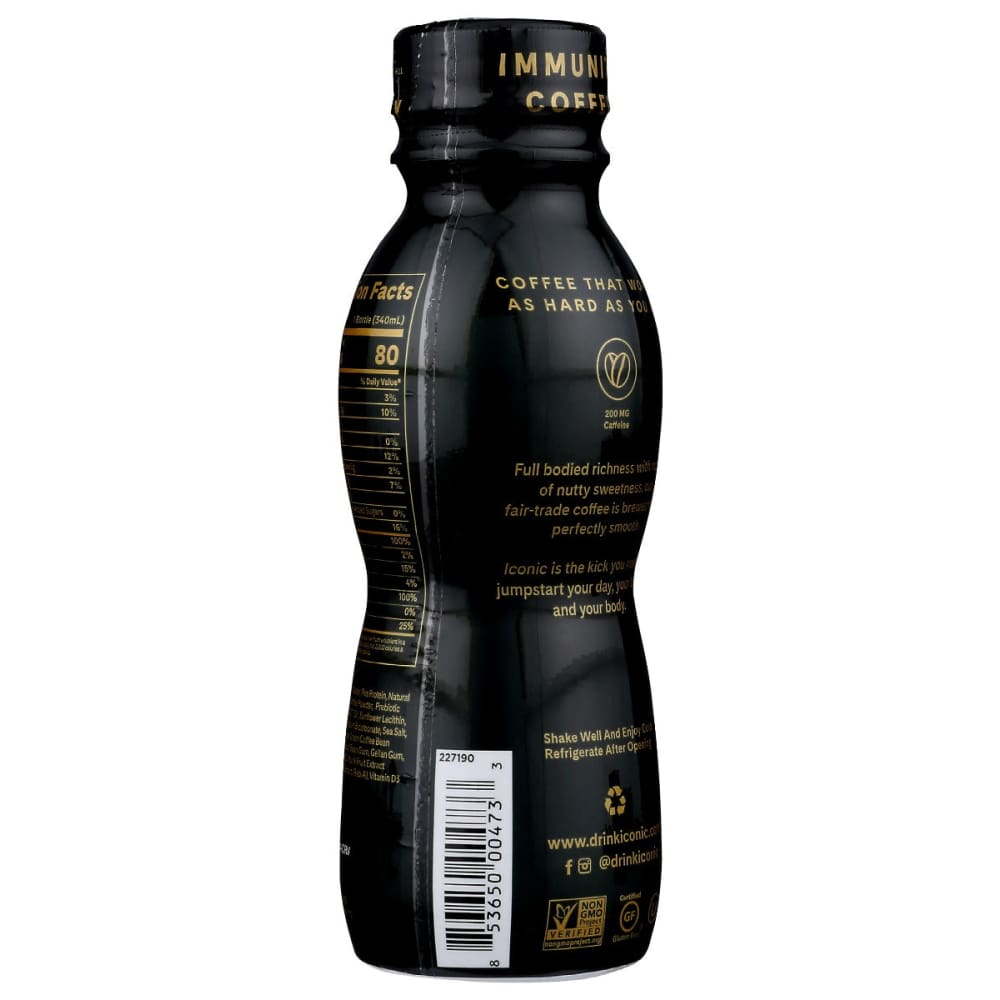 ICONIC: Protein Rtd Dark Roast 11.5 fo - Vitamins & Supplements > Protein Supplements & Meal Replacements - ICONIC