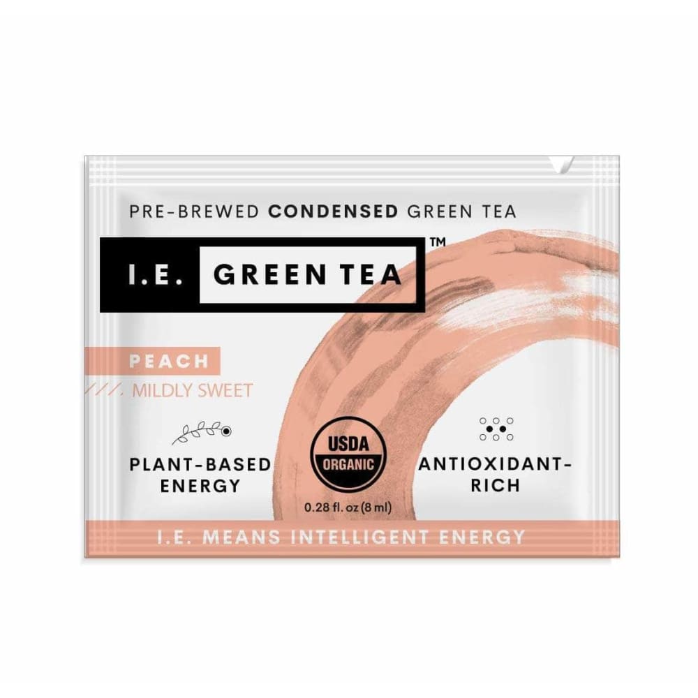 IE GREEN TEA Ie Green Tea Peach Green Tea, 8 Pk