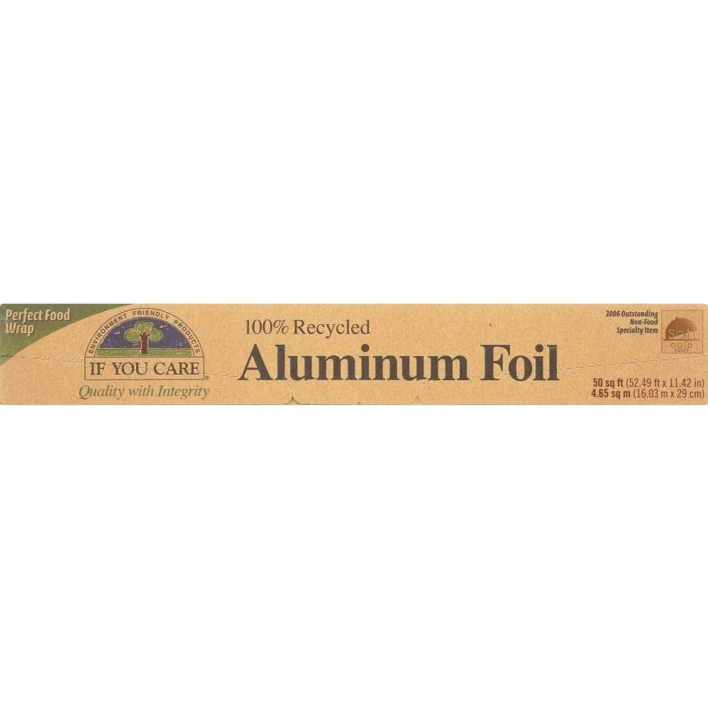 If You Care If You Care 100% Recycled Aluminum Foil 50 sq ft, 1 ea