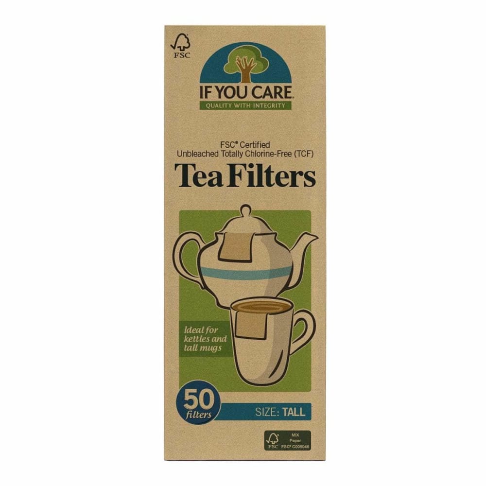 IF YOU CARE If You Care Tea Filter Unbleach Tall, 50 Pc