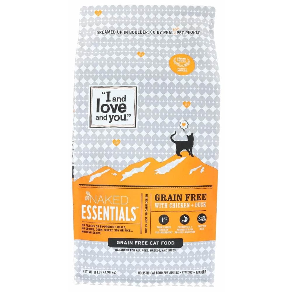 I&LOVE&YOU I&LOVE&YOU Naked Essentials Chicken & Duck Cat Food, 11 lb