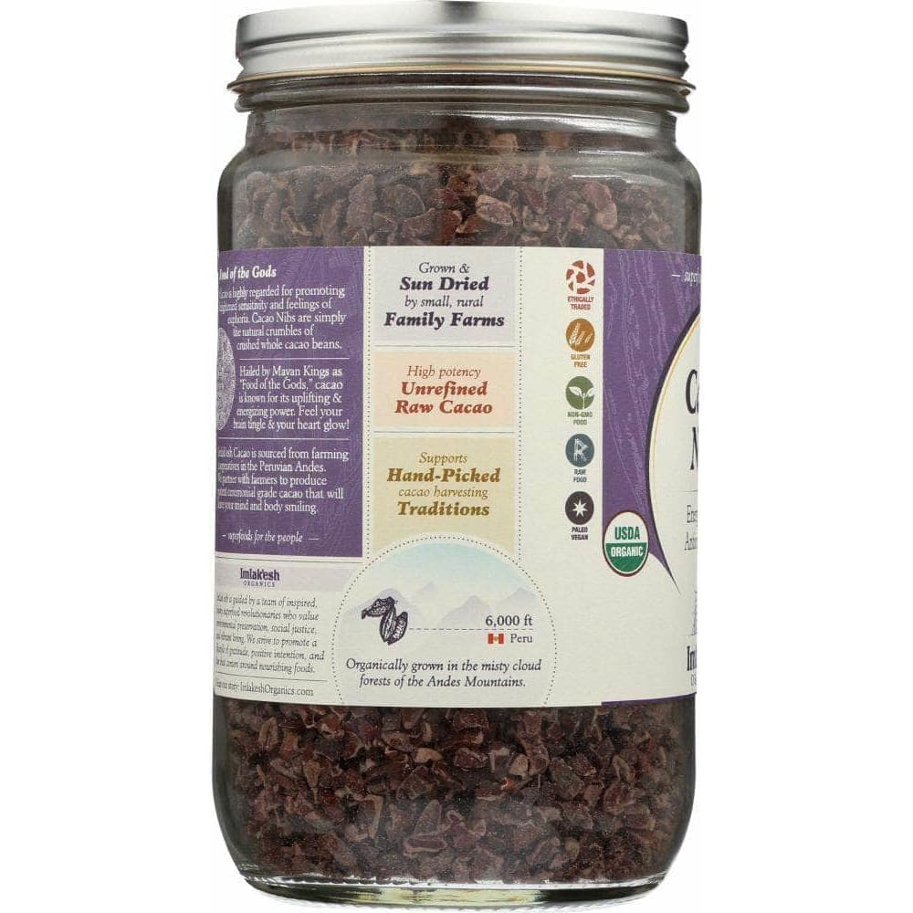 Imlakesh Organics Imlakesh Organics Cacao Nibs Organic, 16 oz