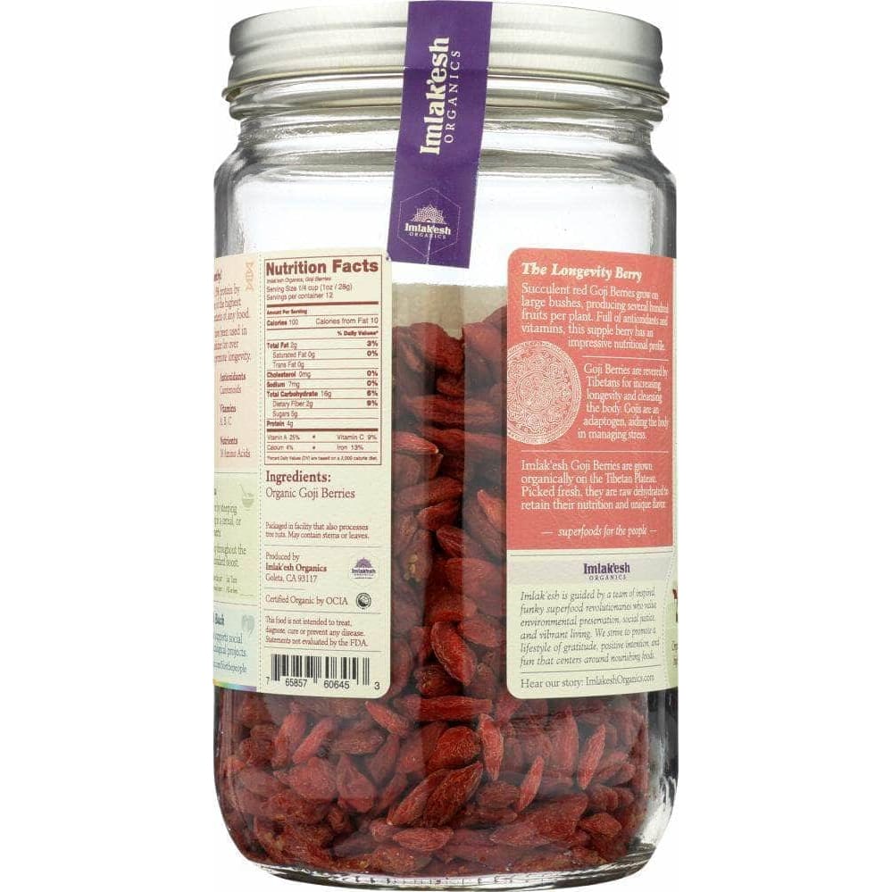 Imlakesh Organics Imlakesh Organics Organic Goji Berries, 12 oz