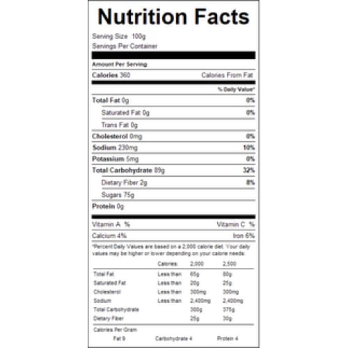 Imported Apple Chunks with Added Flavoring 11lb - Cooking/Dried Fruits & Vegetables - Imported