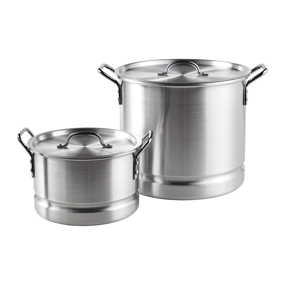 IMUSA 2-Piece Tamales Steamer Set, 32 Qt./10 Qt. - Silver | ShelHealth