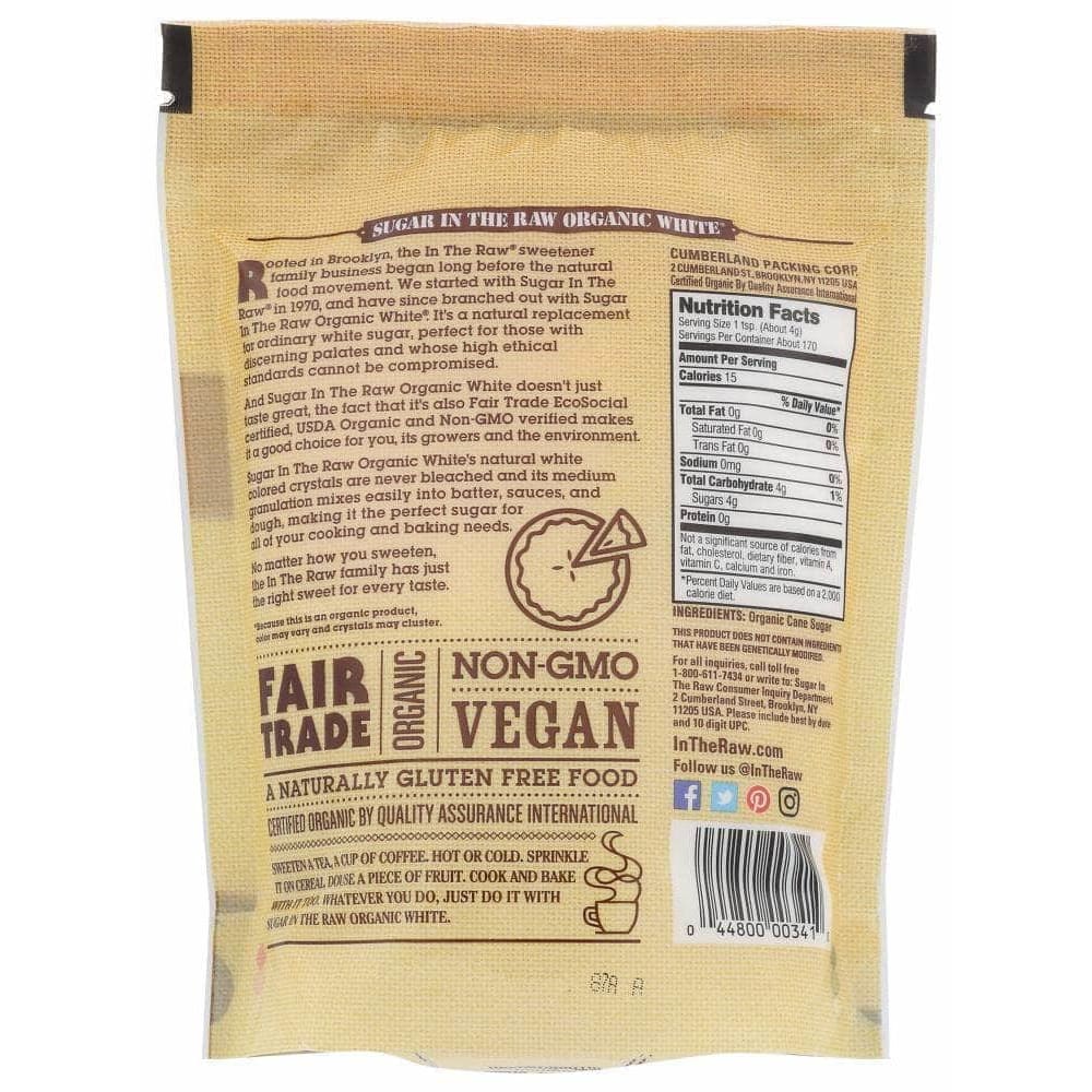 In The Raw In The Raw Sugar White Cane Organic, 24 oz