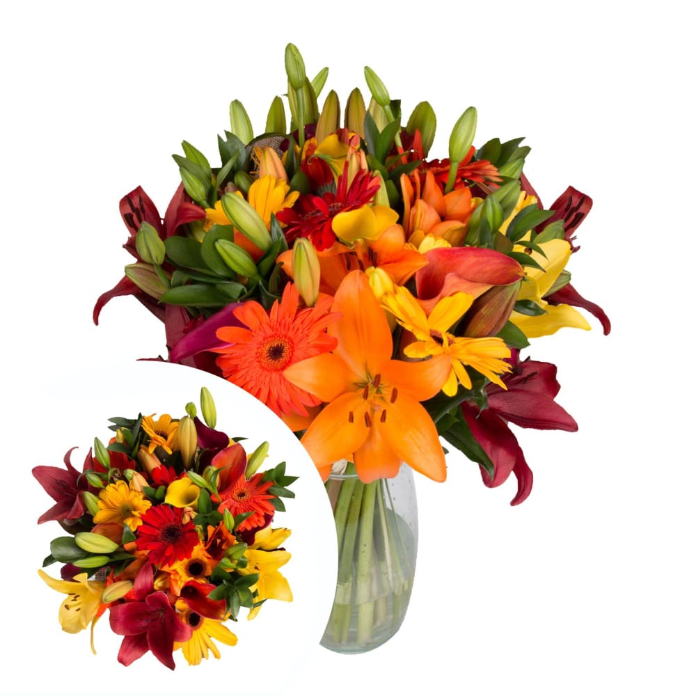 InBloom Harvest Blooms Bouquet 31 Stems - InBloom