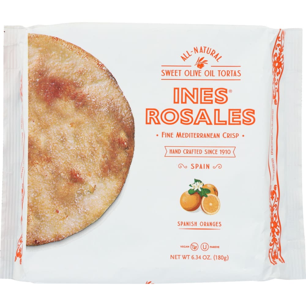 INES ROSALES: Orange Olive Oil Torta 6.34 oz (Pack of 4) - Food - INES ROSALES