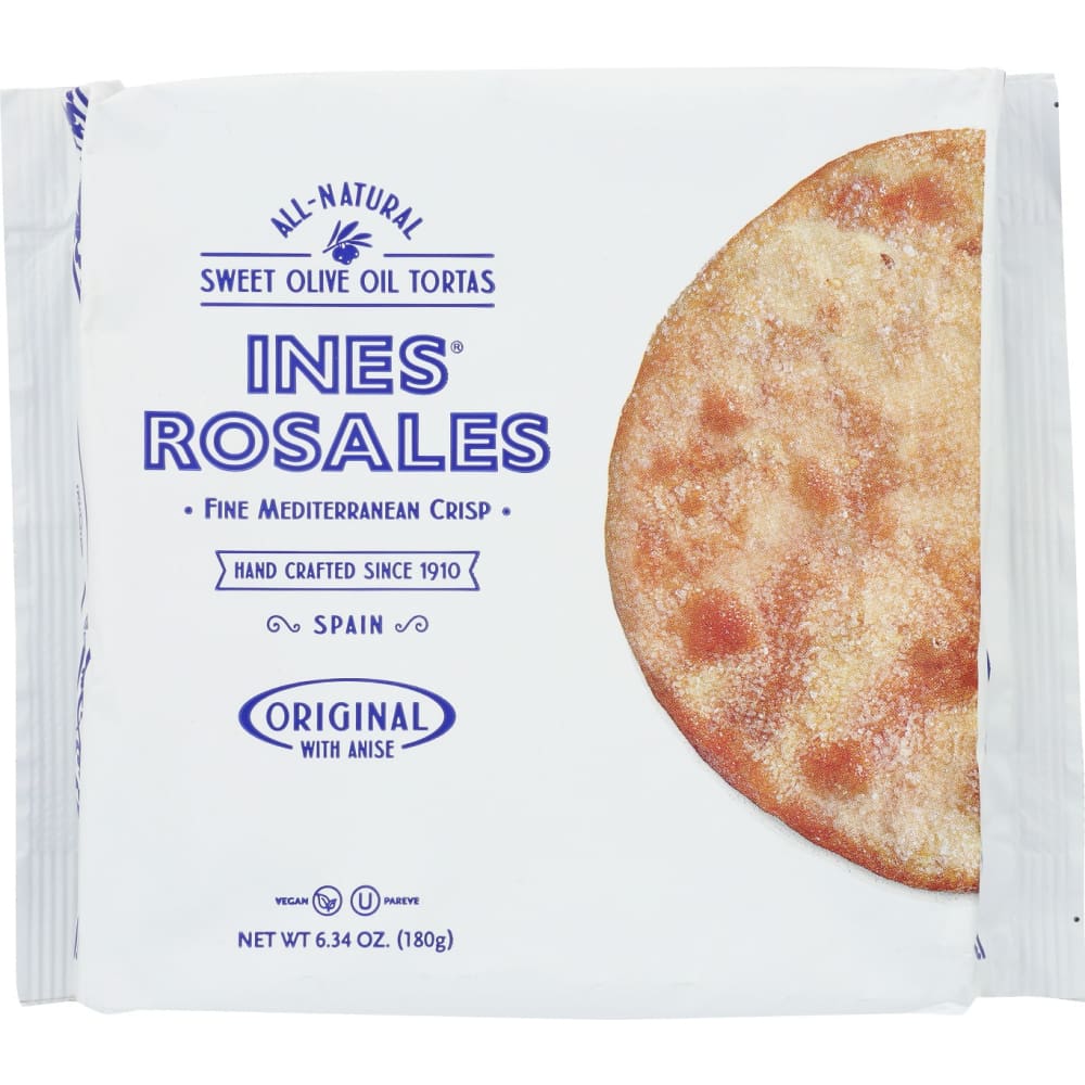 INES ROSALES: Tortas Sweet Olive Oil 6.34 OZ (Pack of 4) - Grocery > Snacks > Chips > Snacks Other - INES ROSALES