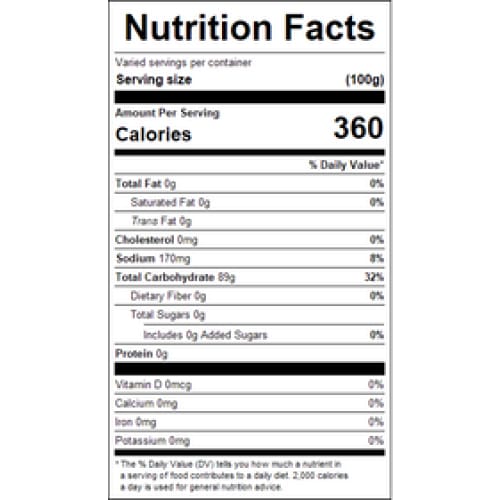 Ingredion National 465 Starch 50lb - Cooking/Bulk Cooking - Ingredion