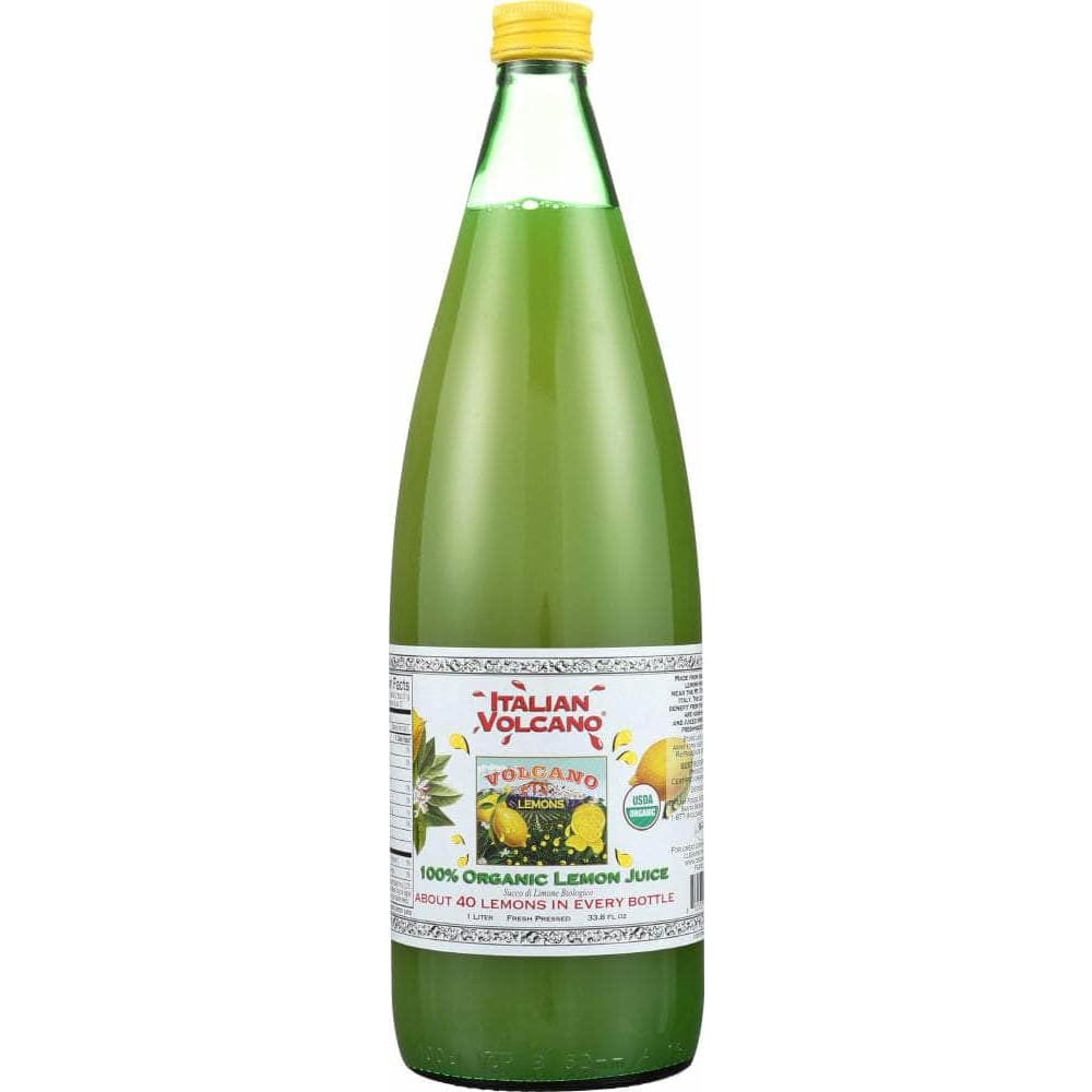 Italian Volcano Italian Volcano Organic Lemon Juice, 33.8 oz