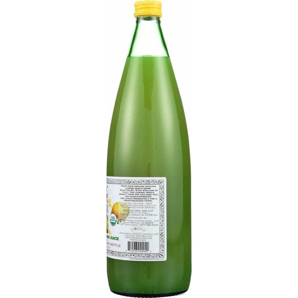 Italian Volcano Italian Volcano Organic Lemon Juice, 33.8 oz