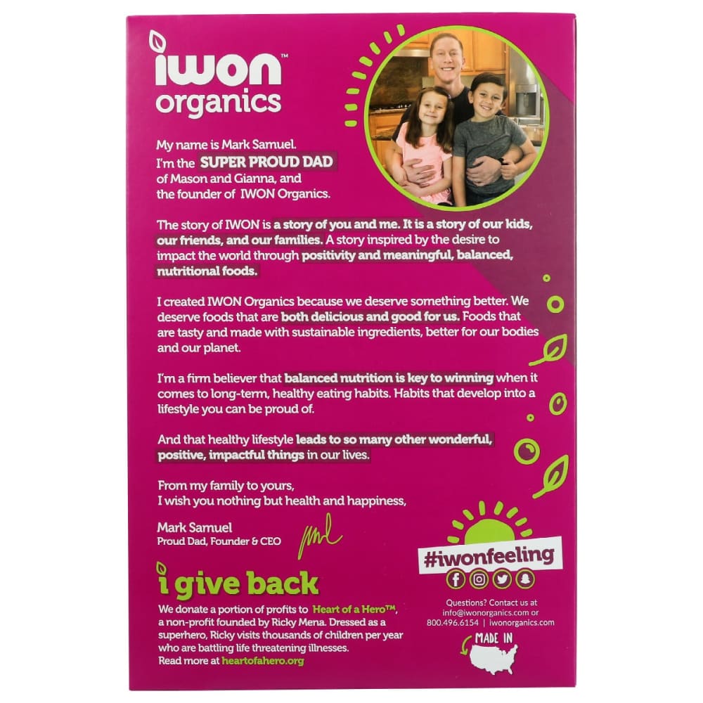 IWON ORGANICS: Crunchies Protein Berry 7 oz - Grocery > Breakfast > Breakfast Foods - Iwon Organics