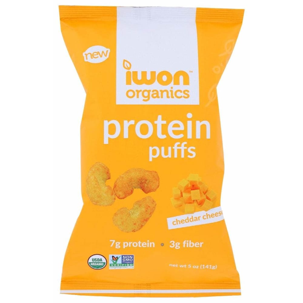 IWON ORGANICS IWON ORGANICS Protein Puffs Cheddar Cheese, 5 oz