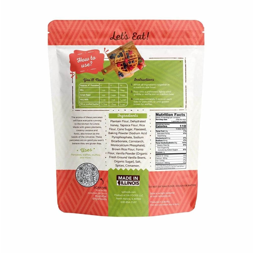 IYA FOODS Grocery > Cooking & Baking > Baking Ingredients IYA FOODS: Sweet Cinnamon Plantain Mix, 12 oz