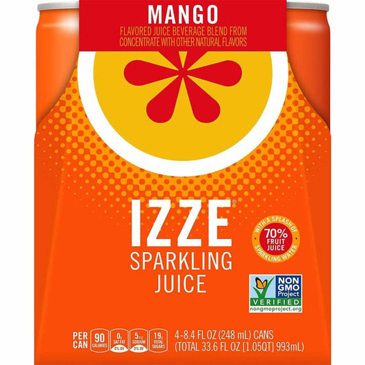 IZZE BEVERAGE Izze Beverage Juice Sprkl Mango 4Pk, 33.6 Fo