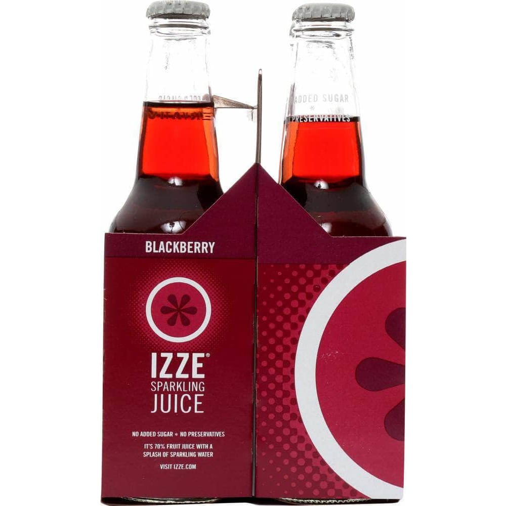 Izze Izze Beverage Sparkling Blackberry 4 count, 48 oz