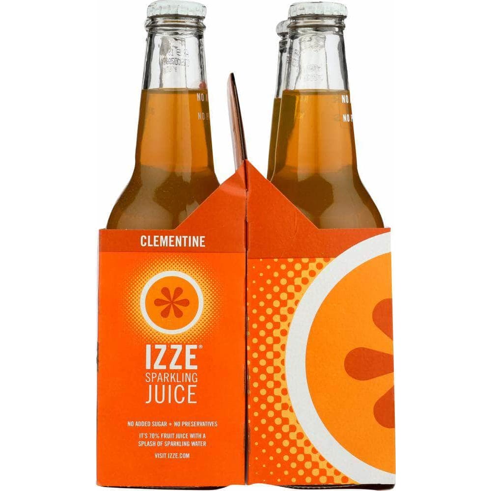 Izze Izze Beverage Sparkling Clementine Flavored Juice Beverage 4 count, 48 oz