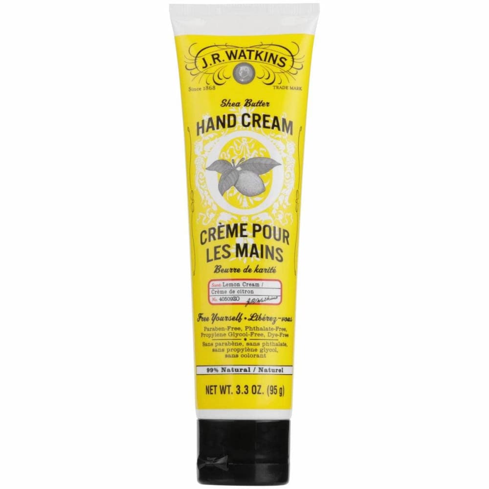 J.R. WATKINS J R WATKINS Hand Cream Lemon, 3.3 oz