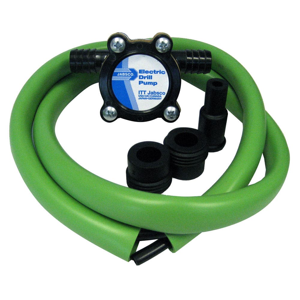 Jabsco Drill Pump Kit w/ Hose - Marine Plumbing & Ventilation | Transfer Pumps,Winterizing | Oil Change Systems - Jabsco